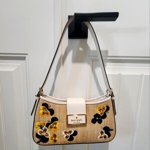 Kate Spade Reegan Pansy Toss Small Shoulder Bag